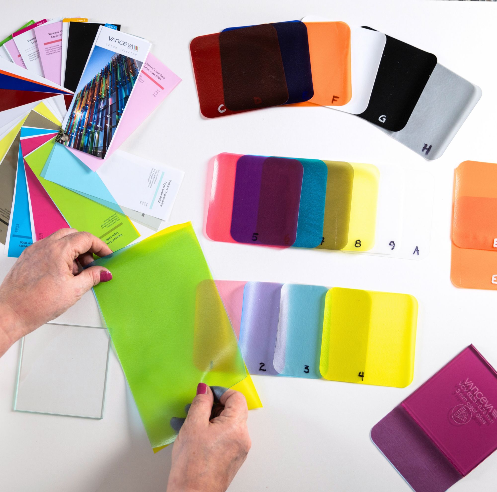 Vanceva tools to help you create the right color for your project 